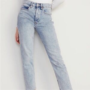 OG Straight High Rise distressed Old Navy Jeans - Size 0